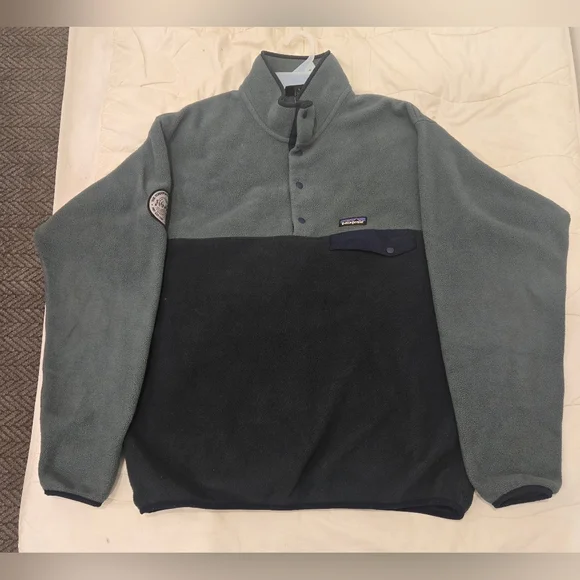 Men's Lightweight Synchilla Snap-T Pullover - Patagonia - Picture 2 of 9